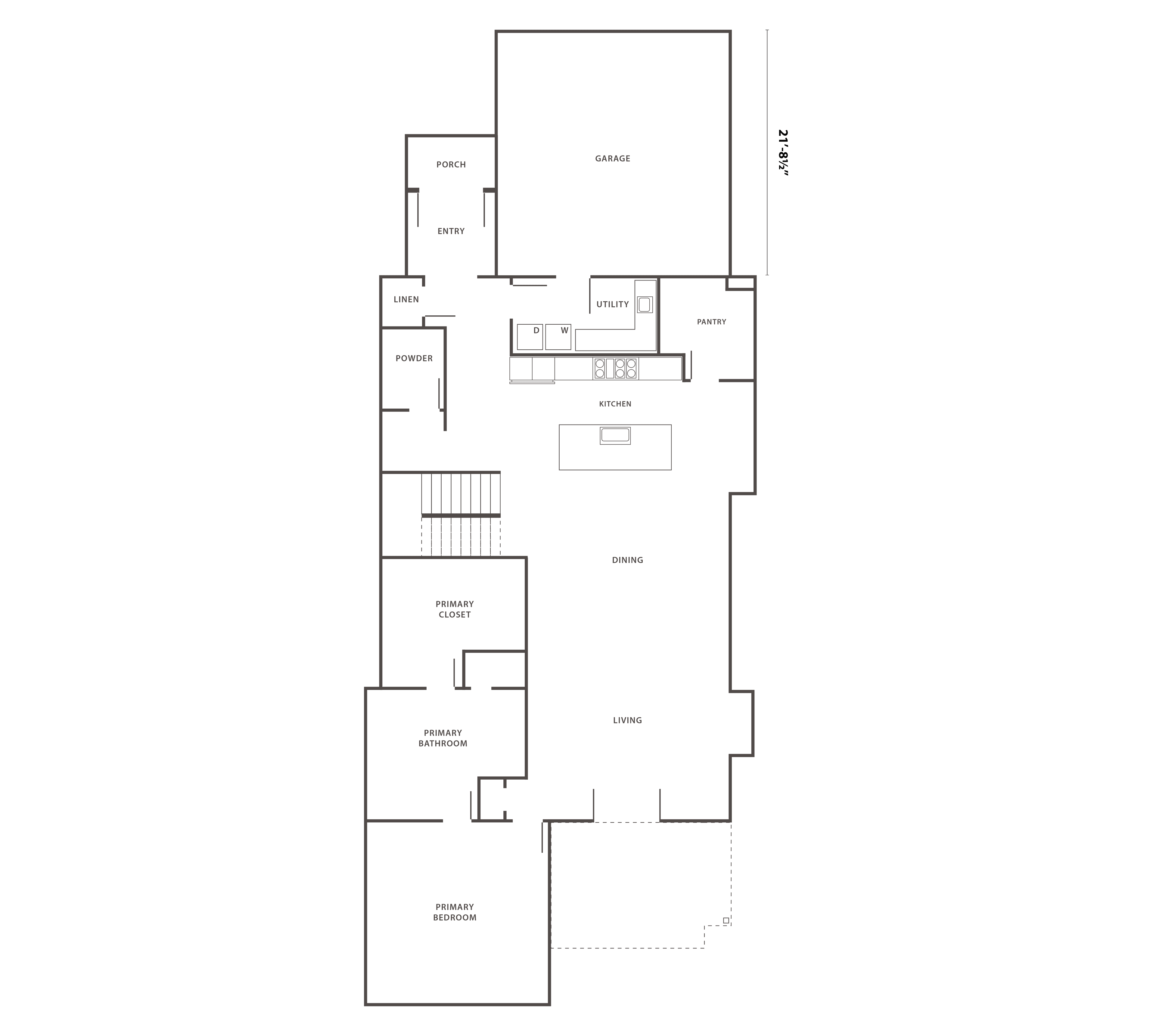 3909 Wexbury Court — floor plan level 1